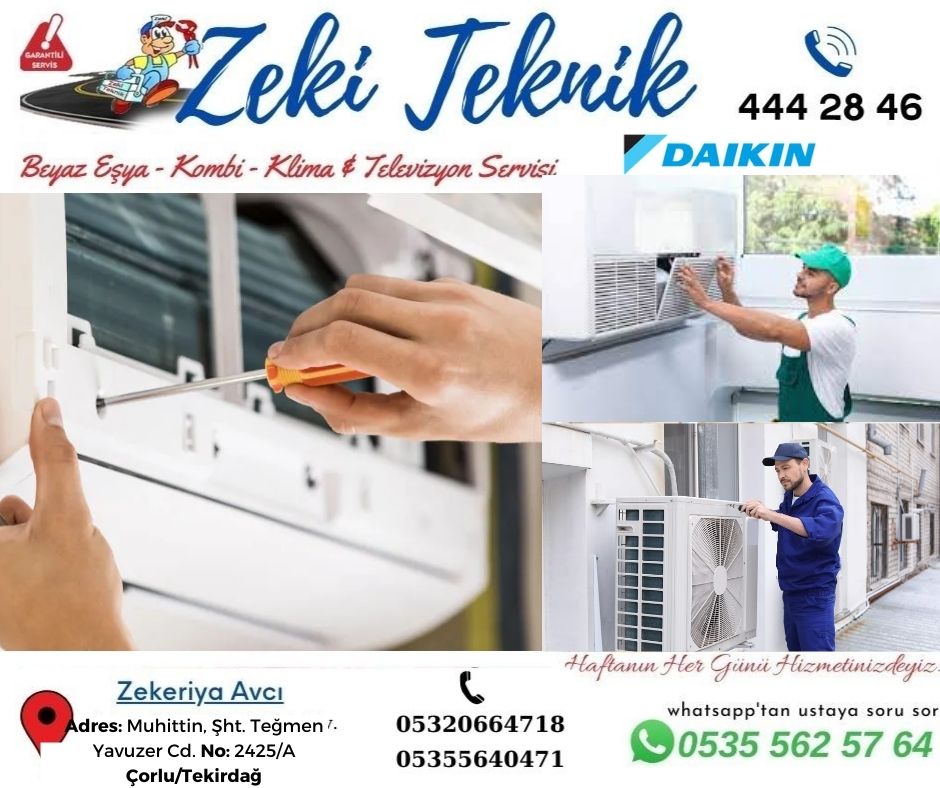 Çorlu Daikin Klima Servisi