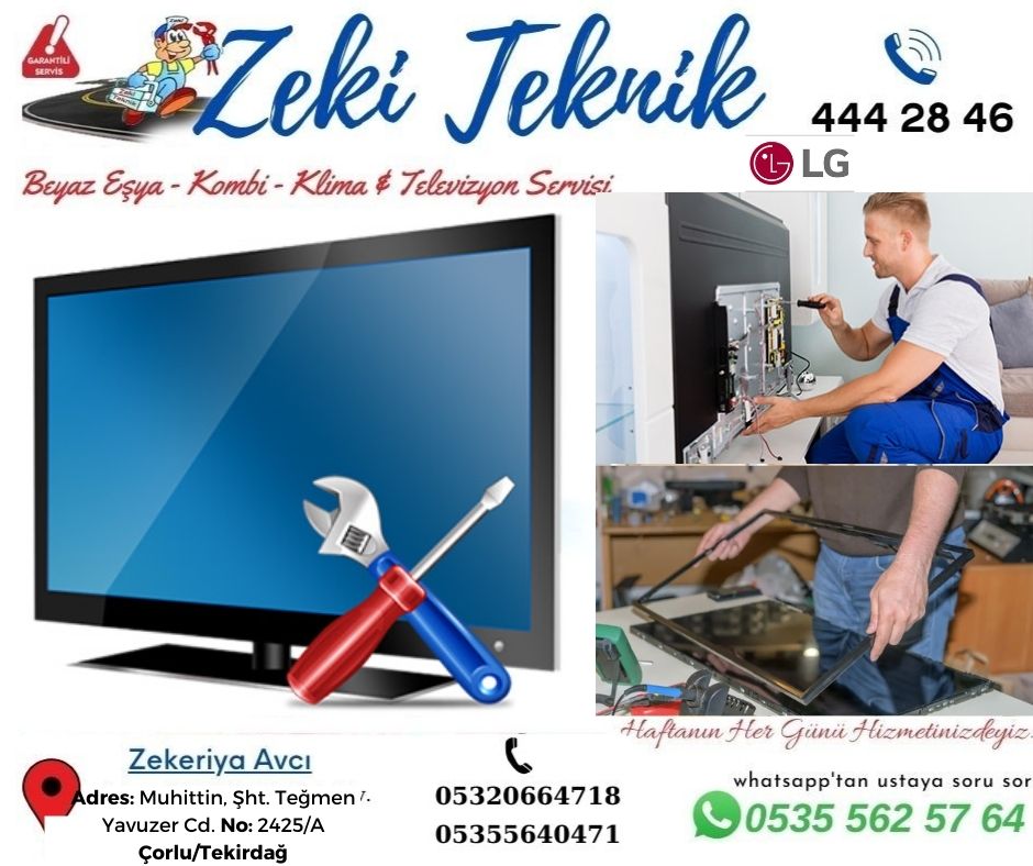 Çorlu LG Televizyon servisi Telefon