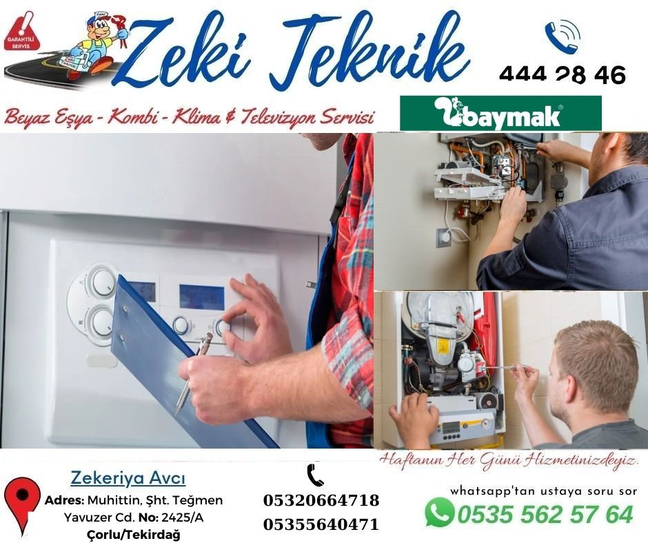 Çorlu Baymak Kombi Servisi